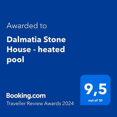 Dalmatia Stone House - Heated Pool Pensionat Biorine Exteriör bild