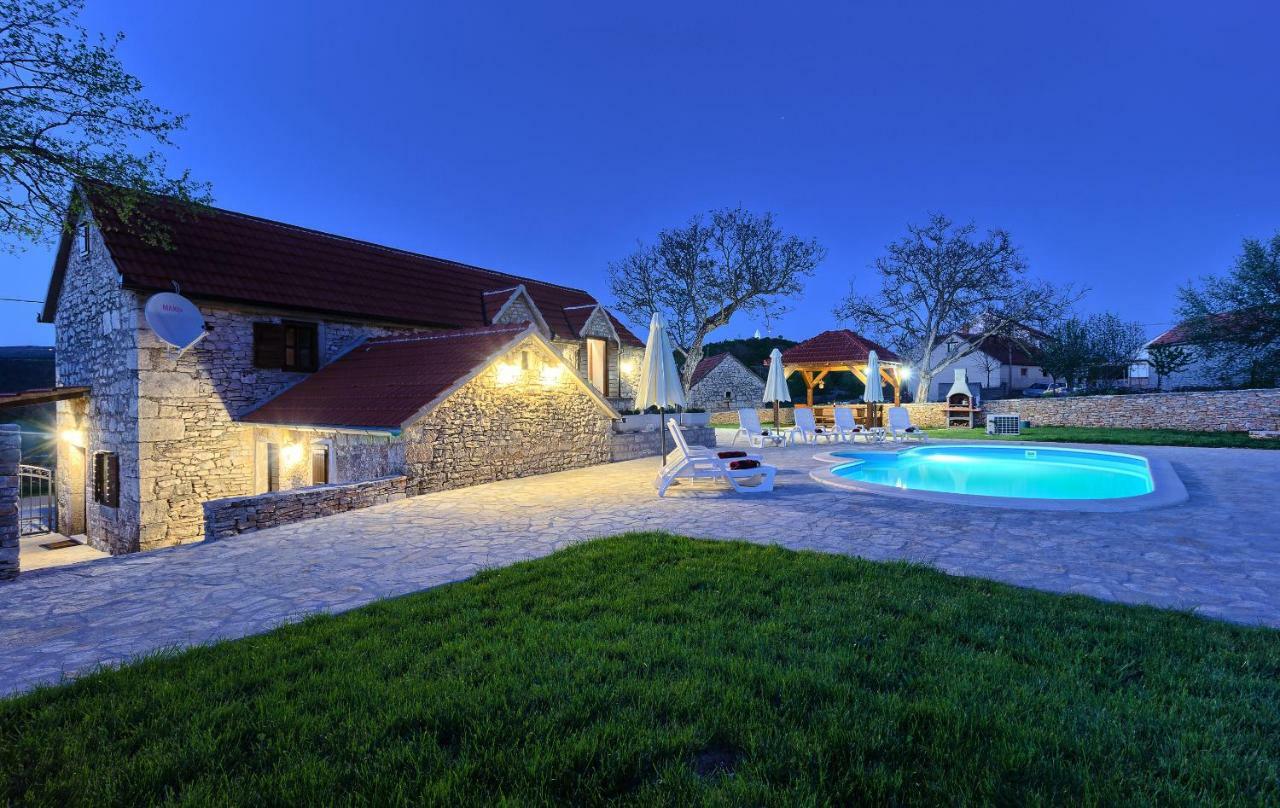 Dalmatia Stone House - Heated Pool Pensionat Biorine Exteriör bild