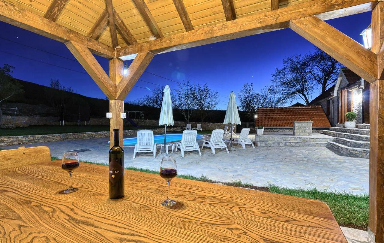 Dalmatia Stone House - Heated Pool Pensionat Biorine Exteriör bild